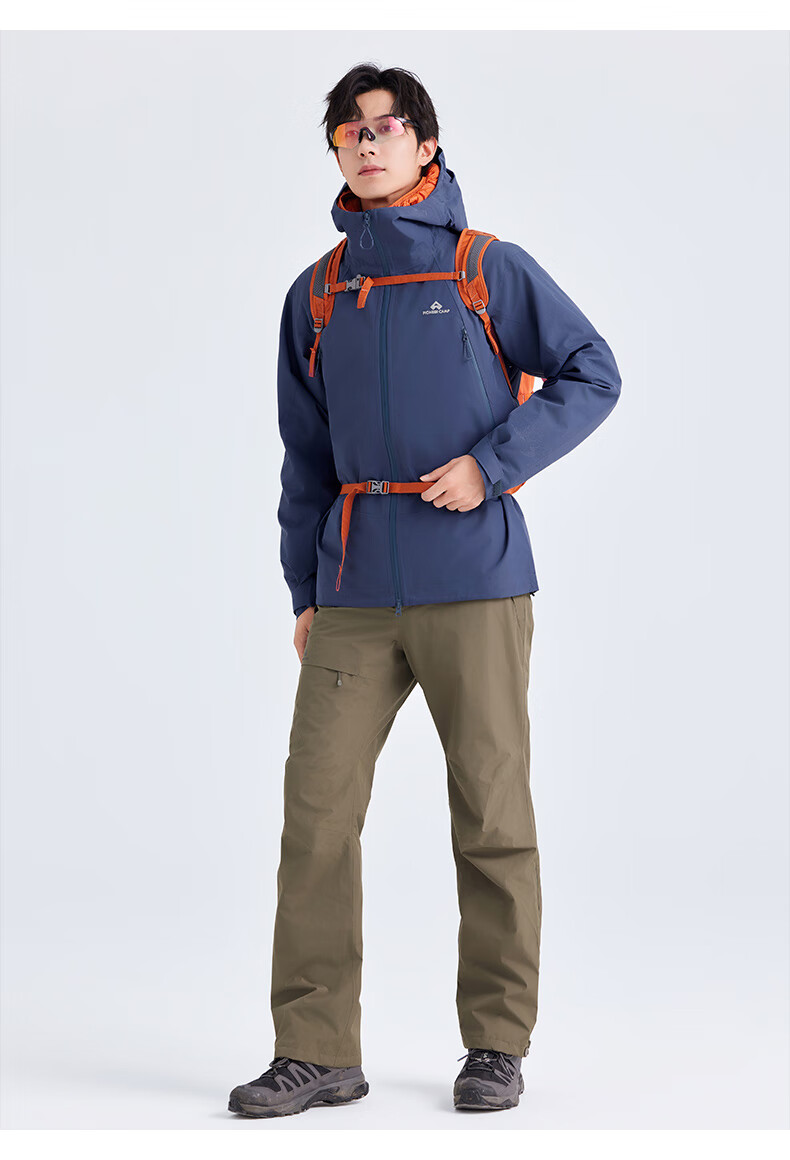 Pioneer Camp, Jinyi Wei Baihu Windbreaker, Men's Outdoor Spring And Autumn Jacket, Windproof, Waterproof, Breathable, Hard Shell, High-Altitude Mountaineering Coat 15