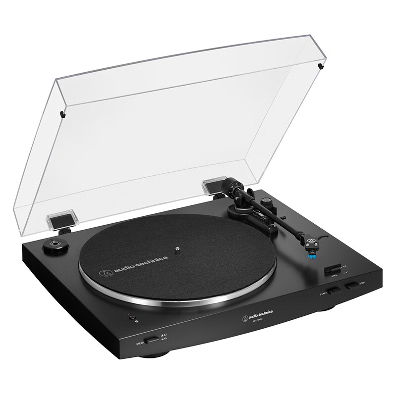 Audio-Technica [Self-Operated] AT-LP3XBT Bluetooth Wireless Belt-Drive Vinyl Record Player, Black, Vintage Phonograph, Turntable, Retro Record Player, Gramophone, Father's Day Gift