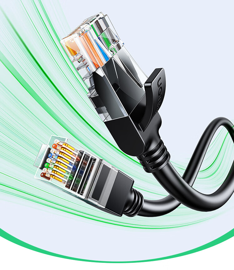 UGREEN Cat5e Ethernet Cable, Gigabit Network Connection Cable, Cat5e Patch Cord 5 Meters, Home Engineering Computer Broadband Eight-Core Twisted Pair Double Connector Cable Black 35817 2