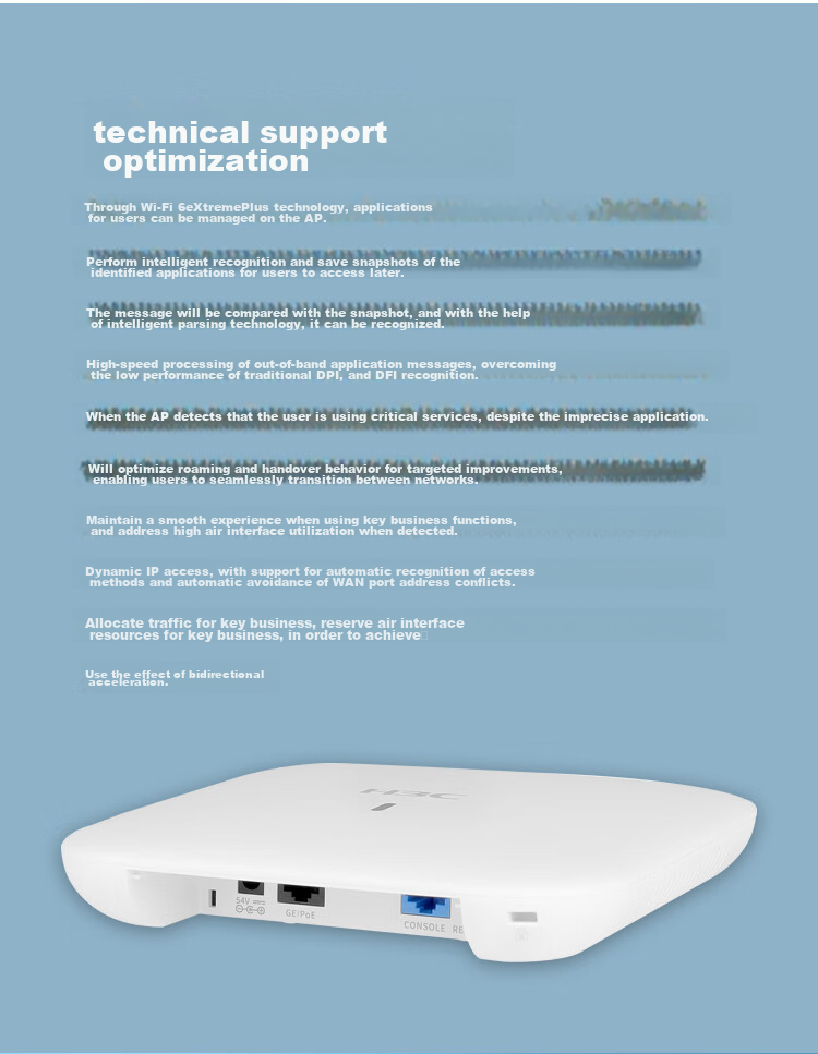 H3C WiFi6 Wireless AP 3000M Dual-Band Four-Stream Dual Gigabit Indoor Ceiling-Mount Enterprise-Level Whole-Home 5G High-Speed Wireless Access Point Supports 80 Devices WA6320-SI-H20 4