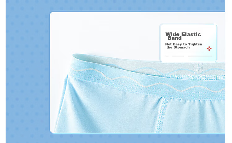 Bingxuemumian Boys' Cotton Boxer Briefs, 7A Grade Antibacterial, for School-Age Children And Teenagers in Puberty 8