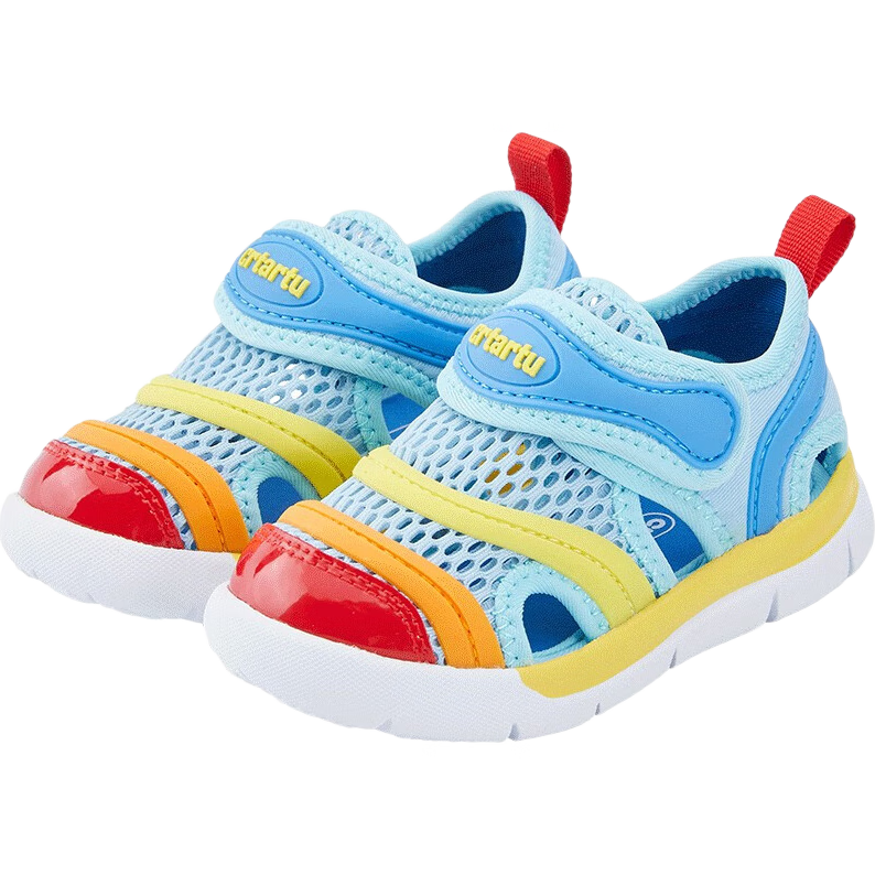 Katetu Children's Sandals, Boys' Summer Walking Shoes for Ages 1-6, Caterpillar-Shaped Toddler Shoes, Functional Baby Sandals for Girls, XBF3