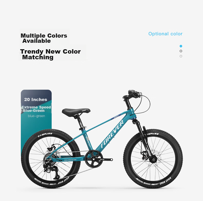FOREVER Mountain Bike, 27-Speed, 26-Inch, for Men And Women, Adult And Youth, City Off-Road Bicycle, Nebula Gray 36