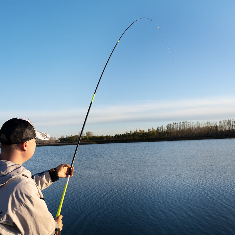 Grsaed Qianshan Cui 4.5-Meter Fishing Rod, Ultra-Light And Ultra-Hard Carbon Fiber, Hand Rod, Platform Fishing Rod, Wild Fishing Carp Rod, Fishing Tackle