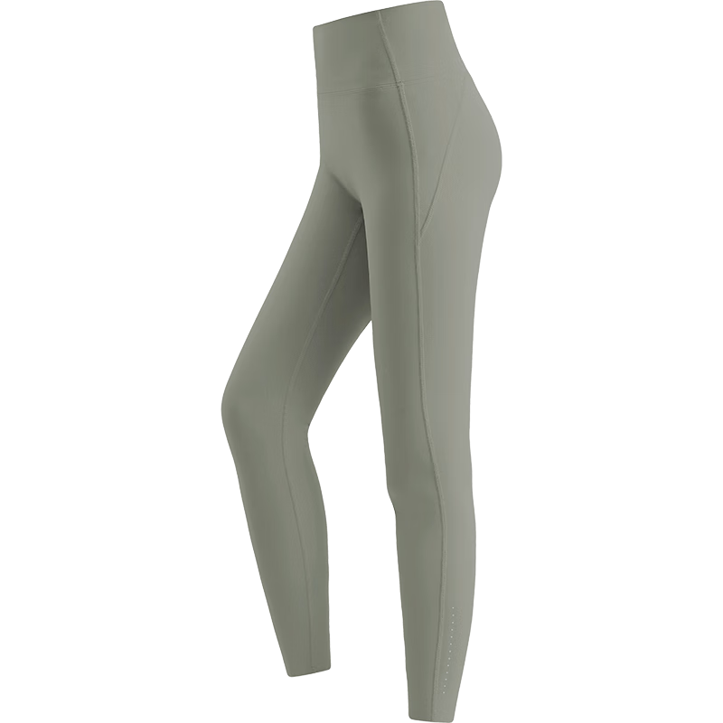 CAMEL High-Waisted Seamless Women's Tight Yoga Running Fitness Pants Y1W140L624A5, Sea Cypress Green, M