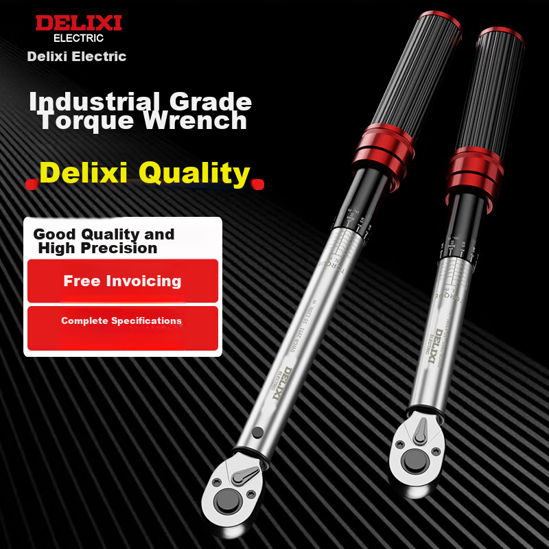DELIXI Torque Wrench, High-Precision Torque Wrench, Kilogram Plate, Adjustable Spark Plug Wrench, Automotive Repair Wrench