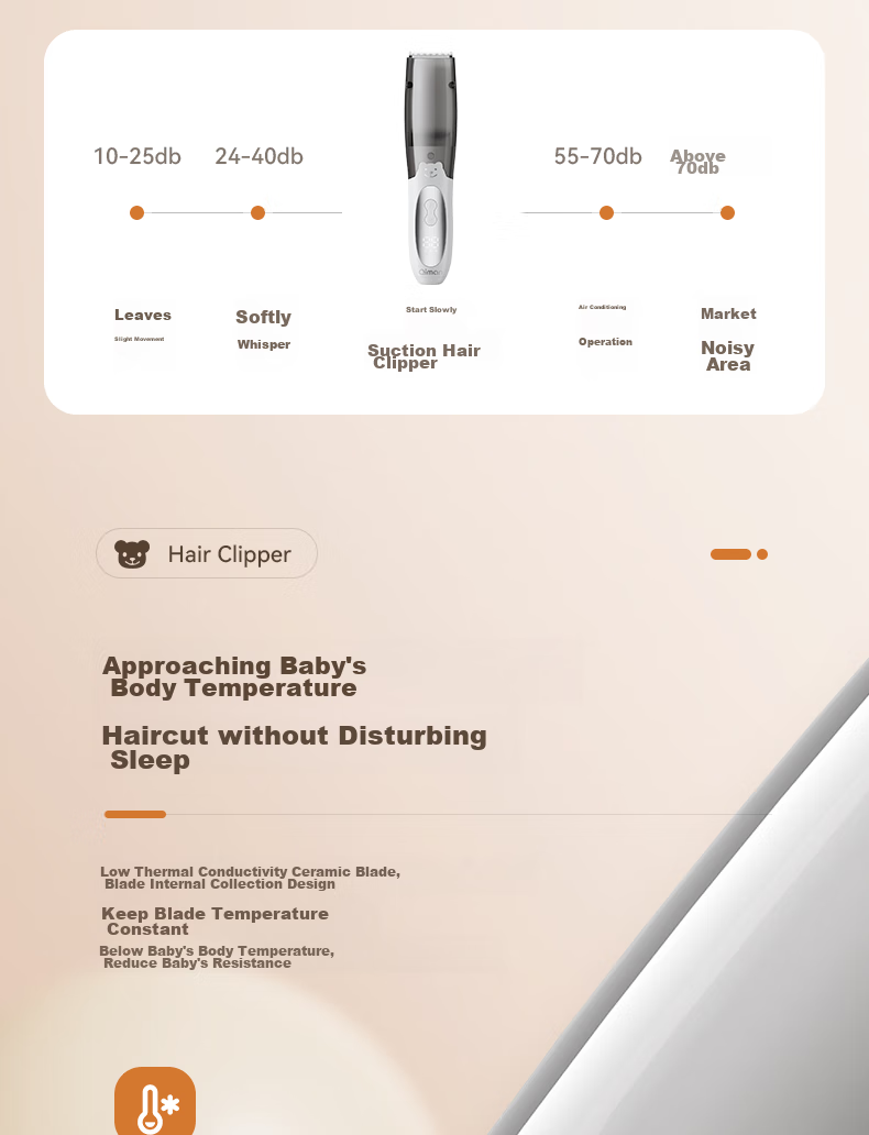 Qiman Automatic Hair Removal Baby Hair Clipper, Quiet Children's Hair Trimmer, Newborn Hair Shaver, Infant Hair Cutting Electric Shaver, QM2007 Gift Box Editio 15