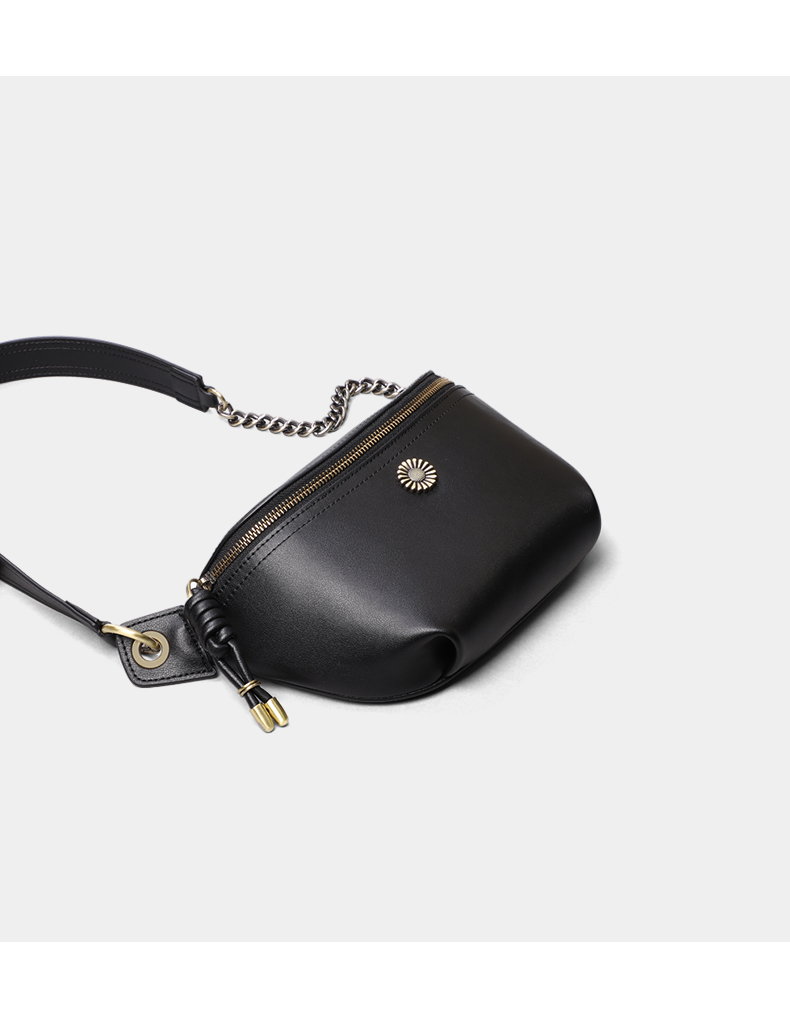 Viney Leather Handbag for Women, Brand Crossbody Chest Bag, Stylish Shoulder Dumpling Bag, Birthday Gift, Versatile Present for Girlfriend Or Wife 8
