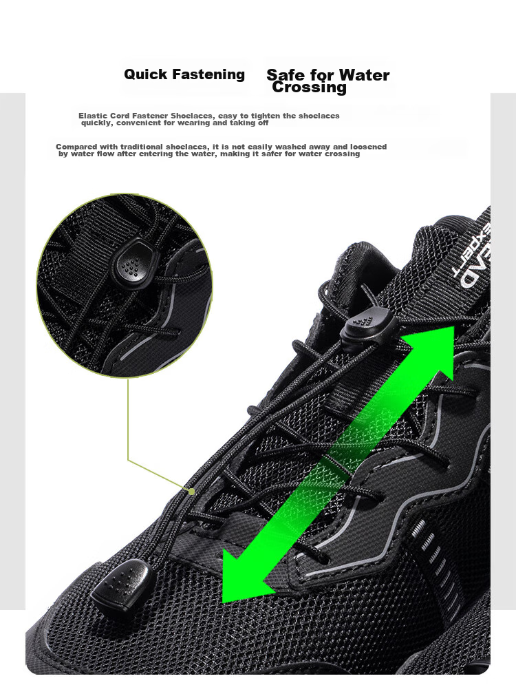 TOREAD Men's Stream Tracing Shoes, Spring And Summer Outdoor Non-Slip Breathable Mesh Water Shoes, Sports Beach Sandals TFEECM81946 6