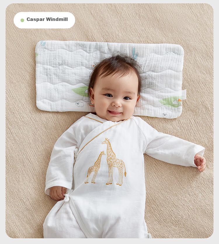 PurCotton Kids Pillow Baby Class A Antibacterial Neck Protection Biobased Soft Safe Baby Pillow 21