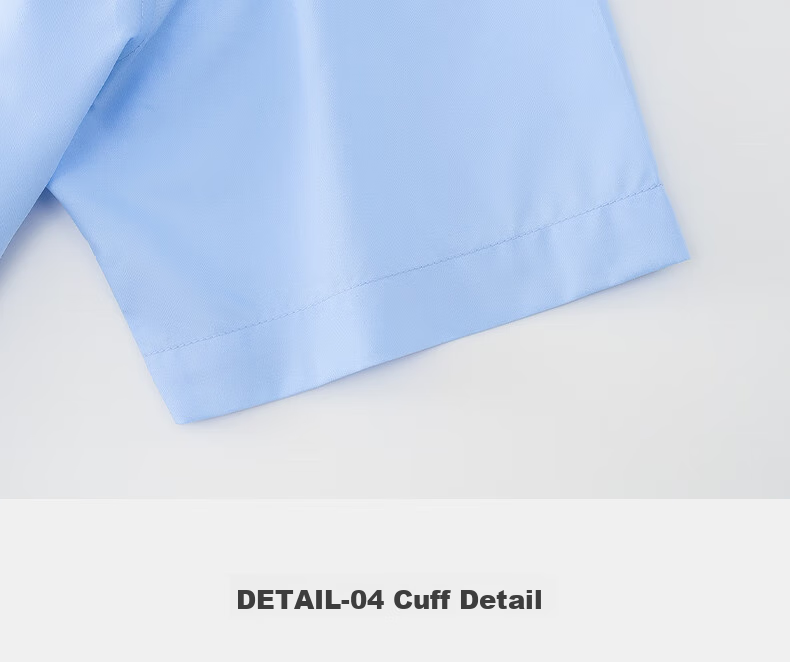 ROMON [Wrinkle-Resistant Modal] Wrinkle-Free Short-Sleeve Shirt Men's Top Casual Business Professional Formal White Dress Shirt Jacket 19