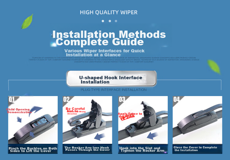 Aoye Windshield Wipers for Nissan NV200 06-10/10 Model, Frameless Wiper Blades, Front Windshield Wipers, 1 Pair, 22+16 Inches 13
