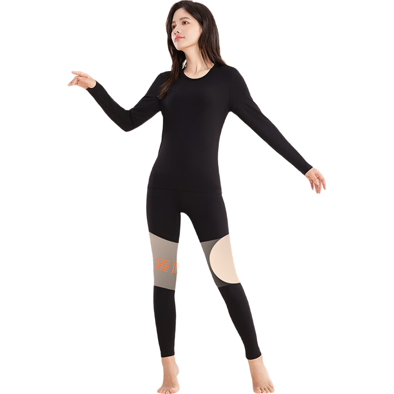 Hodo Women's Autumn Underwear Set, Size 40S, Soft And Elastic Modal Thin Warm Base Layer Inner Wear