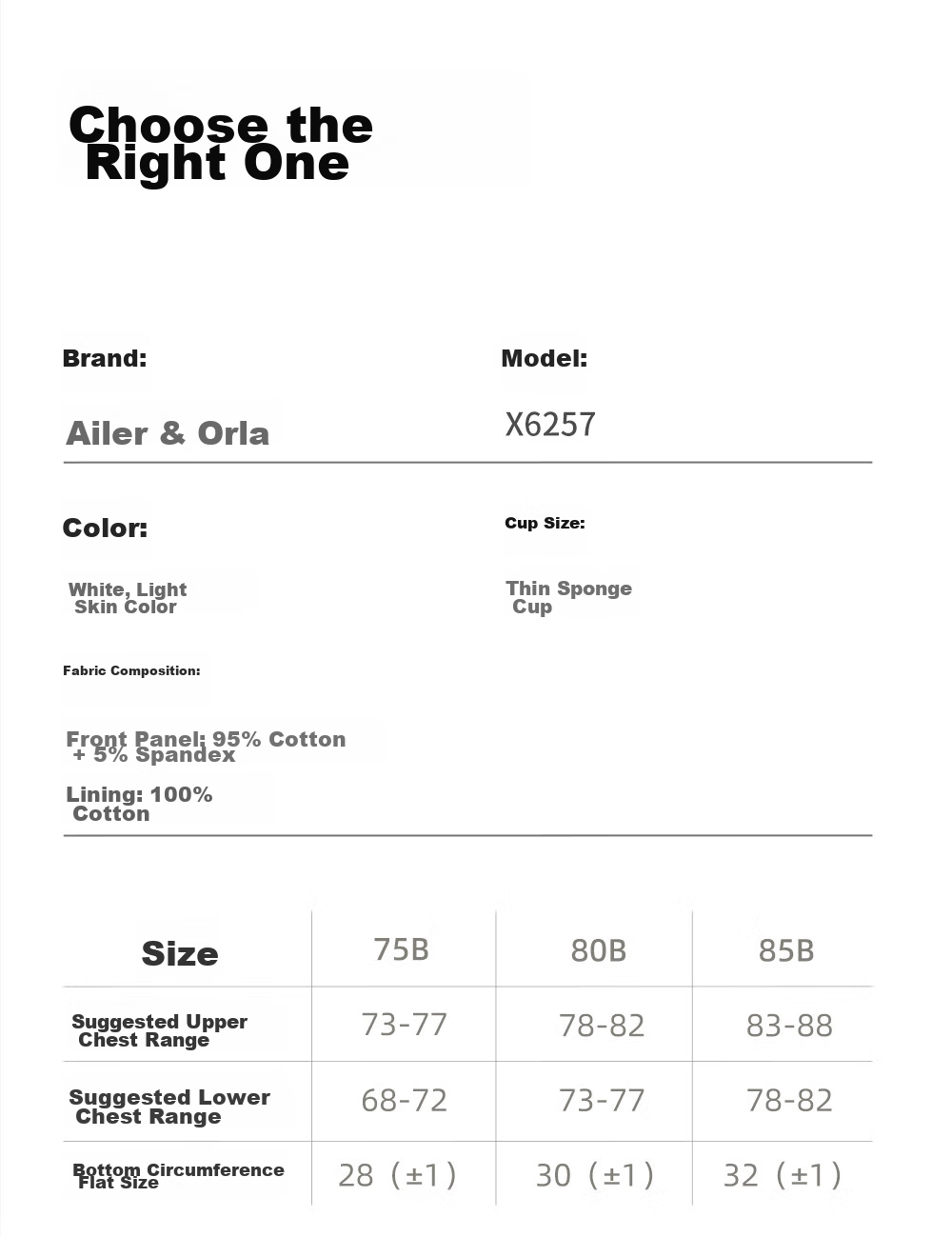 Ailier &ouluola Teenage Bra for High School Girls, Puberty Bra for 16-18 Year Olds, Three-Stage Pure Cotton Girls' Brassiere 75B 15