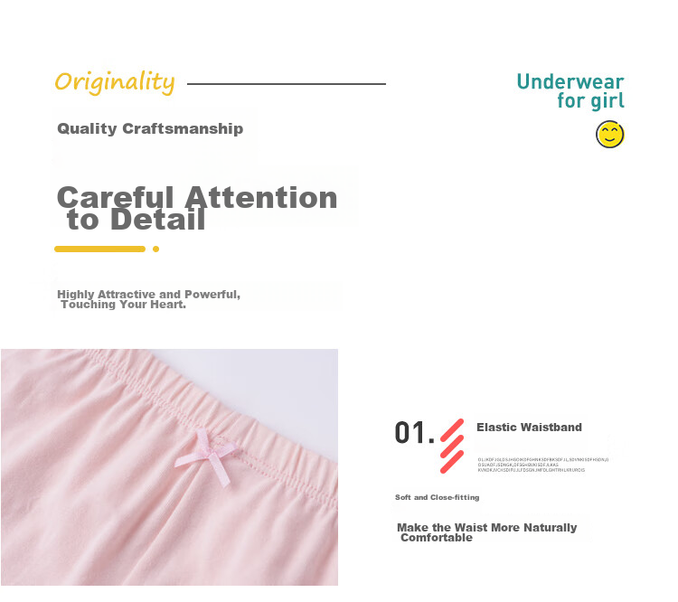 LangSha Children's Underwear, Girls' Safety Shorts, Cotton Anti-Exposure Underpants, Big Kids Boxer Briefs, 2-Pack, Pink And White, Size 130 16