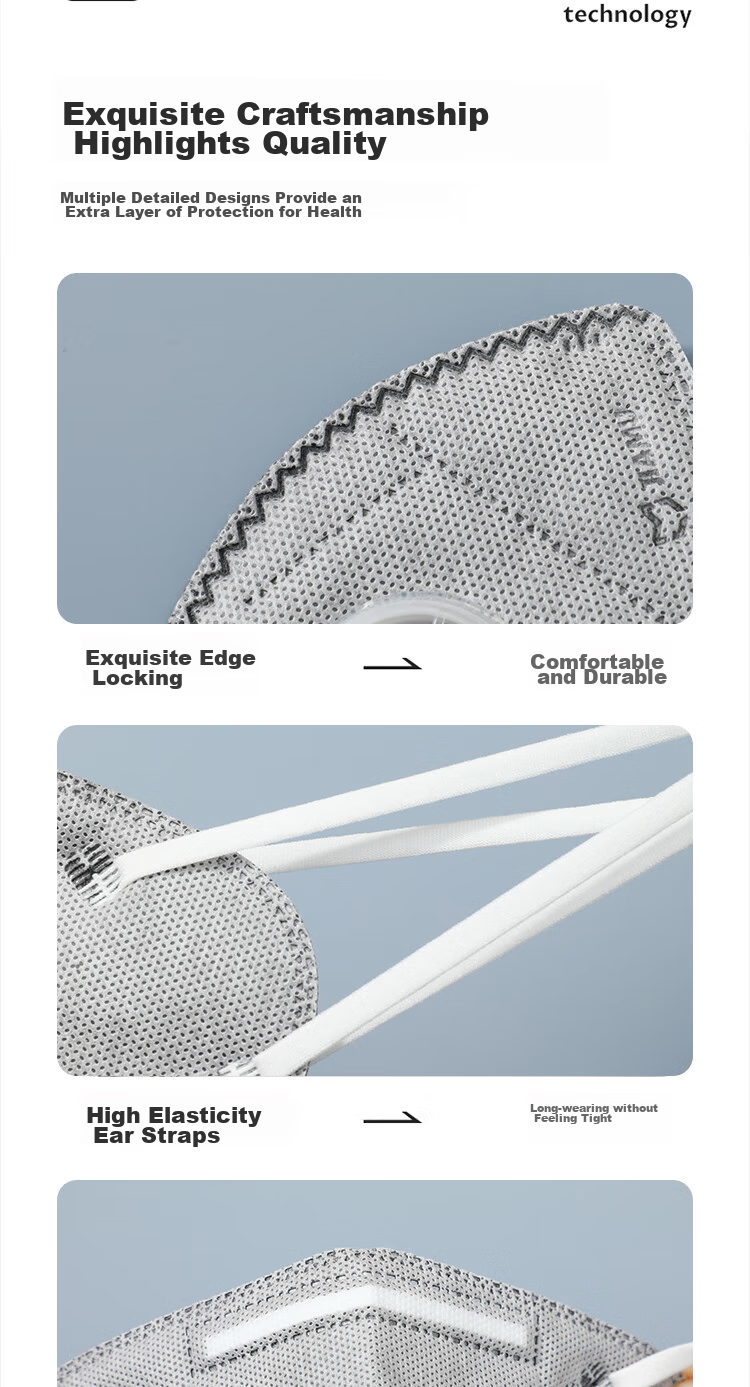 Aokeyun KP95 Double-Layer Activated Carbon Mask, Formaldehyde-Resistant with Valve, Breathable for Summer, Non-Stuffy for Office, Suitable for Pregnant Women, Prevents Secondhand Smoke And Odors, Protects Against Oil Fumes, Dust, Low Respiratory Resistance, 10 Individually Wrapped Masks 14