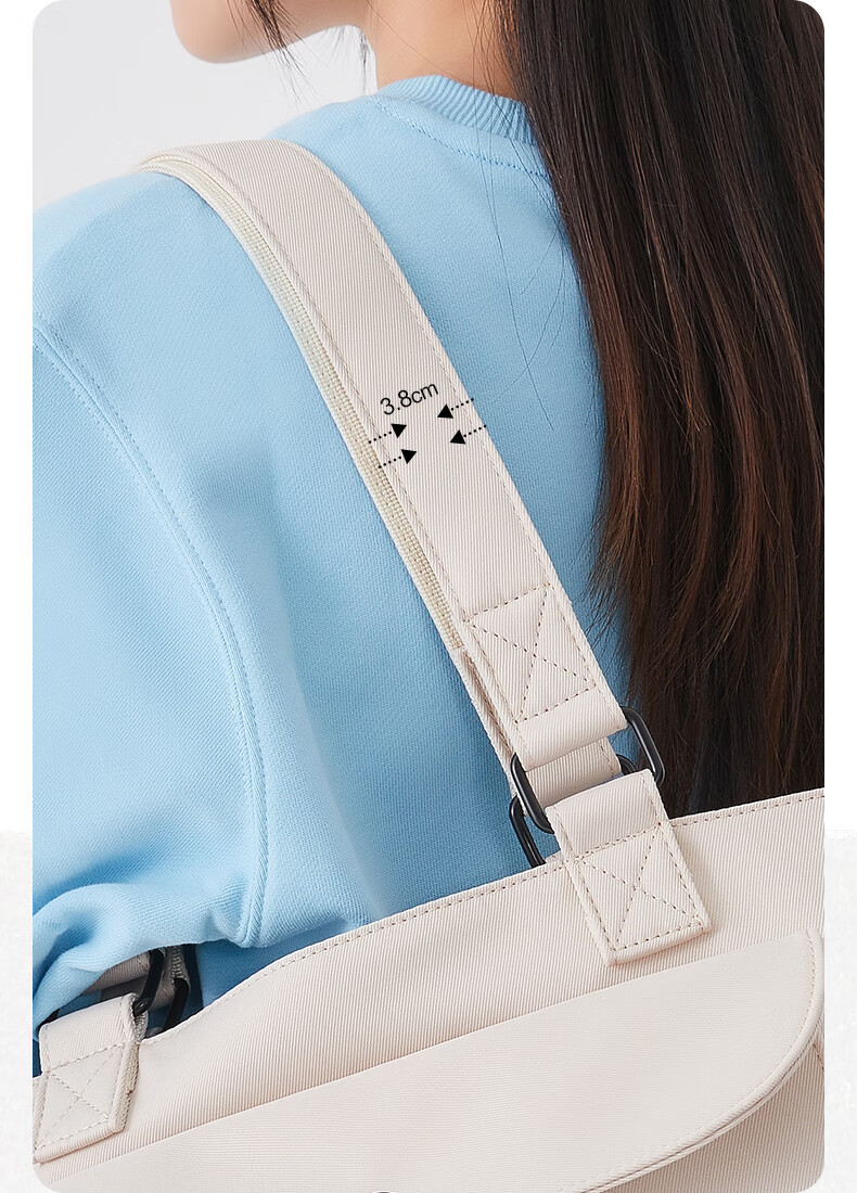 Dickies Shoulder Bag, Large Capacity Crossbody Bag for Women, Multi-Pocket DK Outdoor Travel Bag, Casual Fashionable Street-Style Versatile Canvas Bag 10