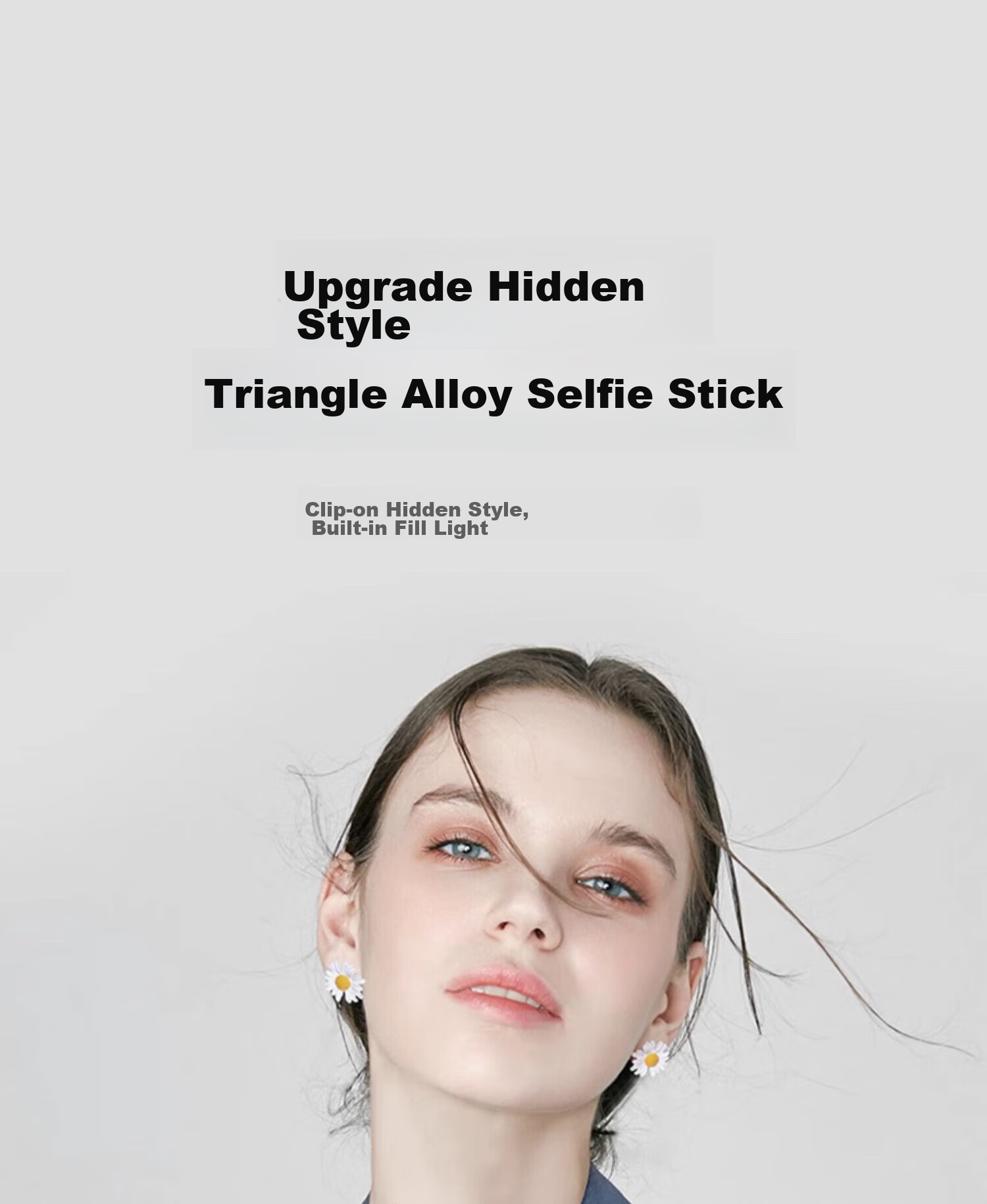 LINGCHEN Selfie Stick Tripod, Handheld Selfie Device, 360-Degree Rotation, Fully Automatic, Multifunctional, Anti-Shake, Phone Floor Stand, Outdoor Photography, Portable LC-Q12S Photography Handle 1