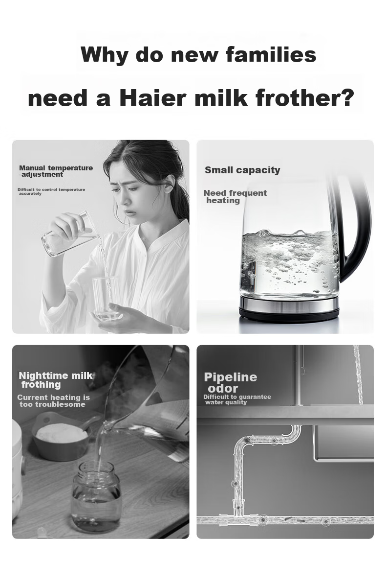 Haier Constant Temperature Kettle, Milk Powder Maker, Baby Formula Maker, 5L Large Capacity, Automatic Milk Dispenser, Intelligent Electric Hot Water Kettle with Temperature Control 1