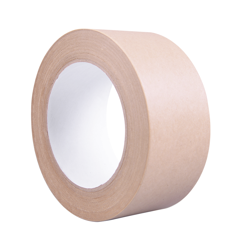 Yongguan Kraft Paper Tape, 5cm*50m, Eco-Friendly Tape, Biodegradable Labeling Tape, Packaging Sealing Tape, Gap Filling Tape