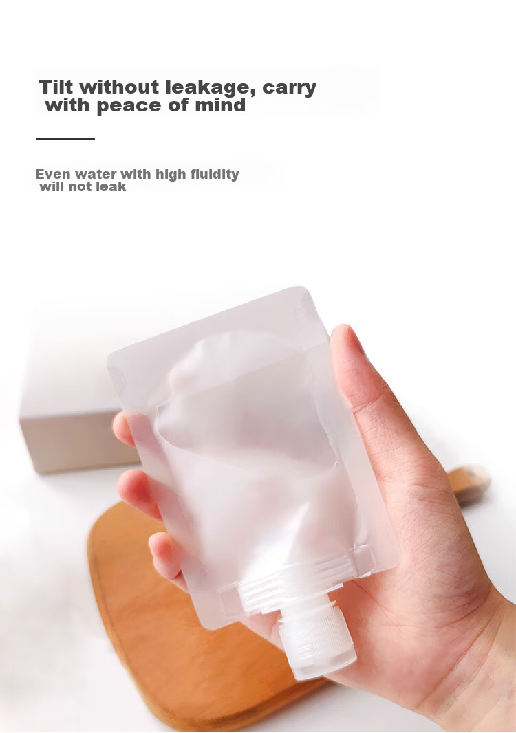 Meifuyu Portable Travel Cosmetic Disposable Dispensing Bags (Set of 6), Business Trip Liquid Storage And Dispensing Bottles MF8563 9