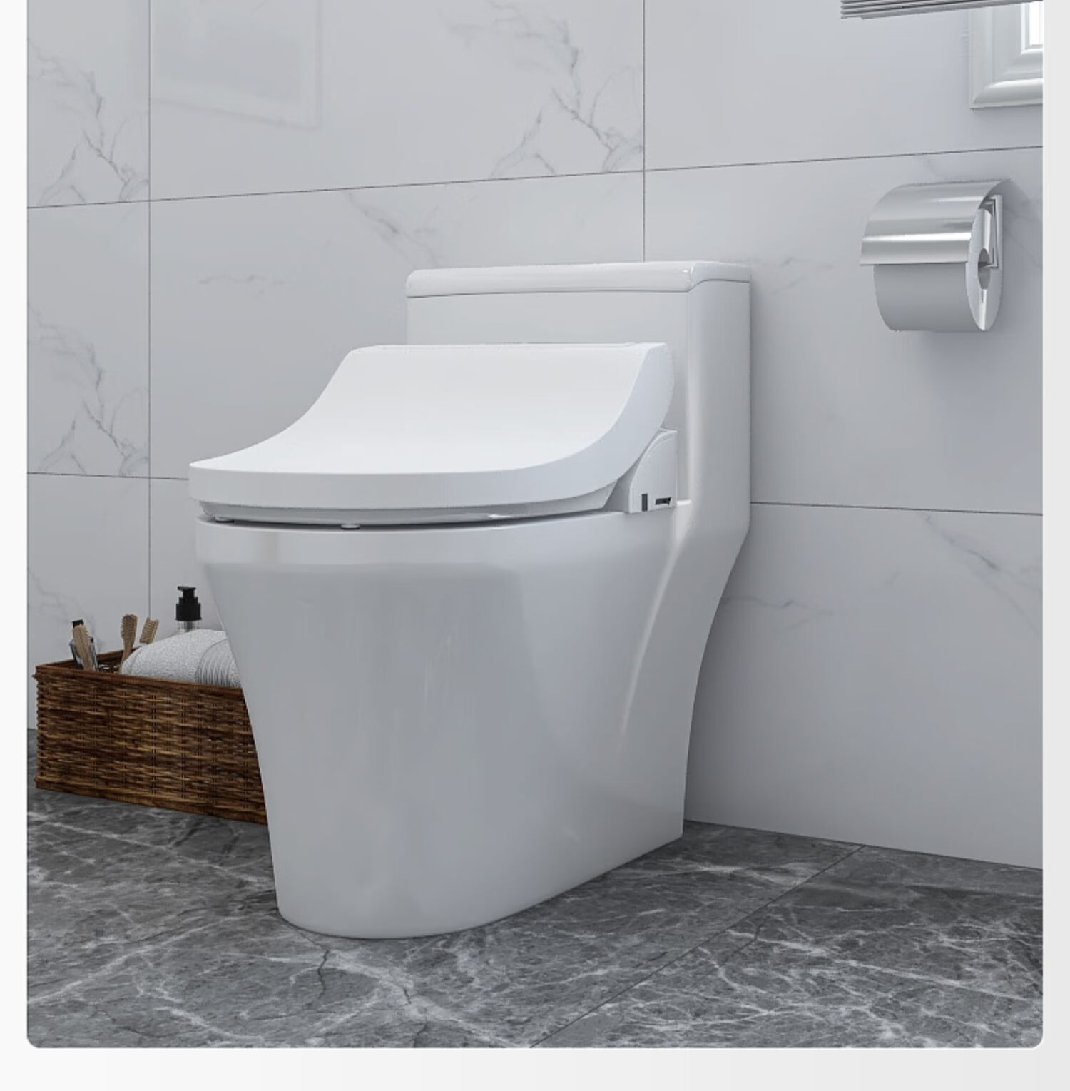 科勒京 智能马桶盖圈洁身器 日本加热马桶垫圈烘干除臭清洗除菌即热式