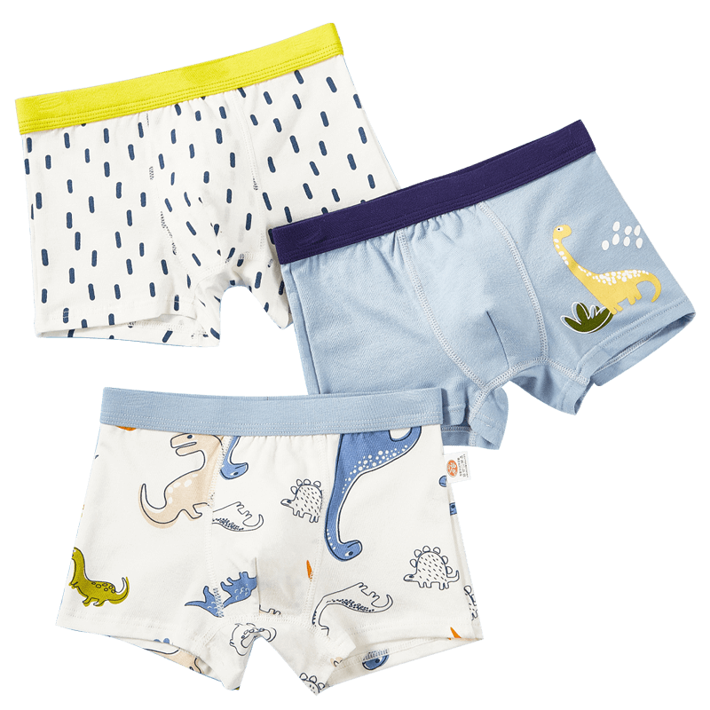 LangSha Boys' Cotton Boxer Briefs for Kids, A-Class Standard, Youth Shorts, 3-Pack, Size 170