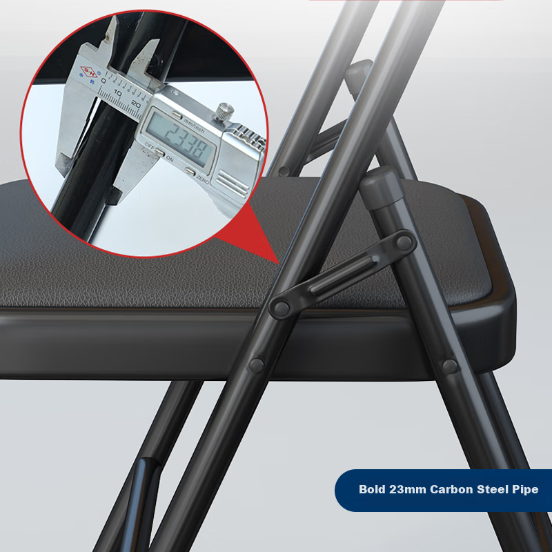 Yameile Folding Chair, Home Folding Chair, Portable Office Computer Dormitory Outdoor Backrest Seat Folding Stool