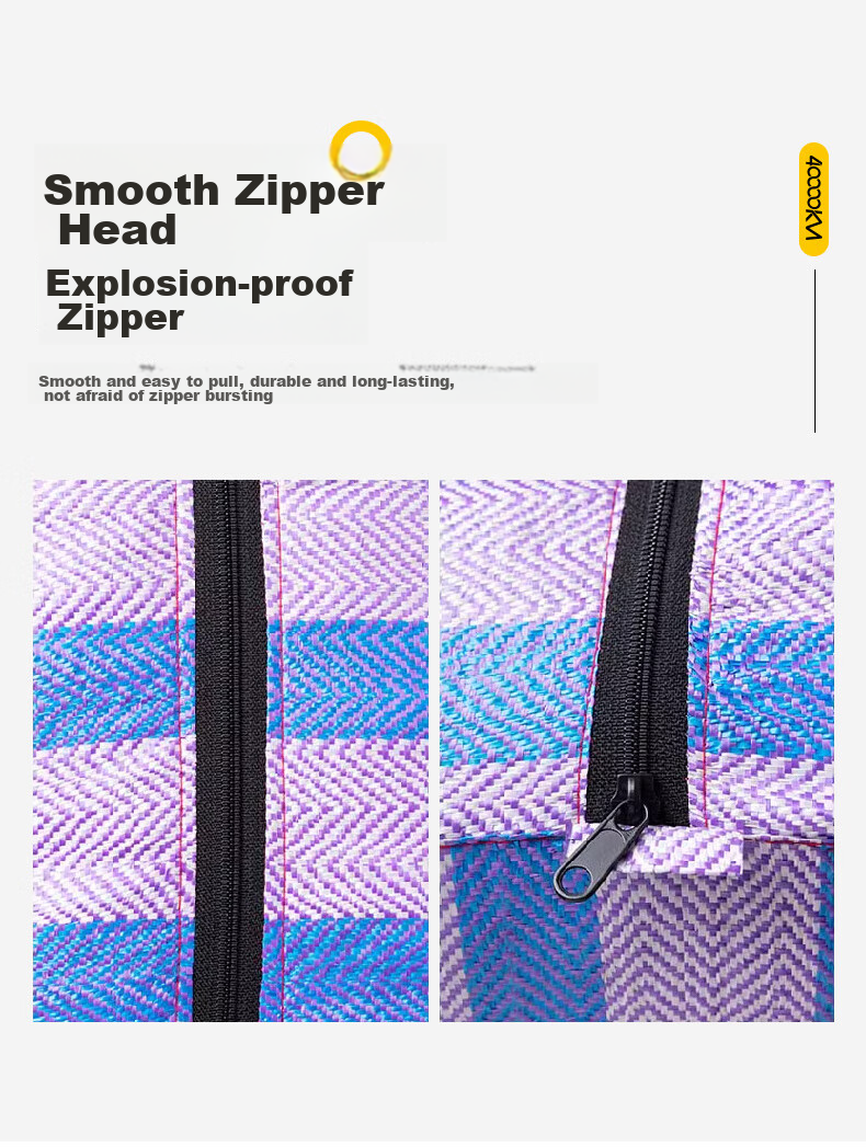 Siwangongli Moving Packing Bags, Handheld Waterproof Large Capacity Luggage Storage Bags, Canvas Bags, Snake Skin Woven Bags, Durable Quilt Bags [Set of 5], Small Size 125 Liters 8