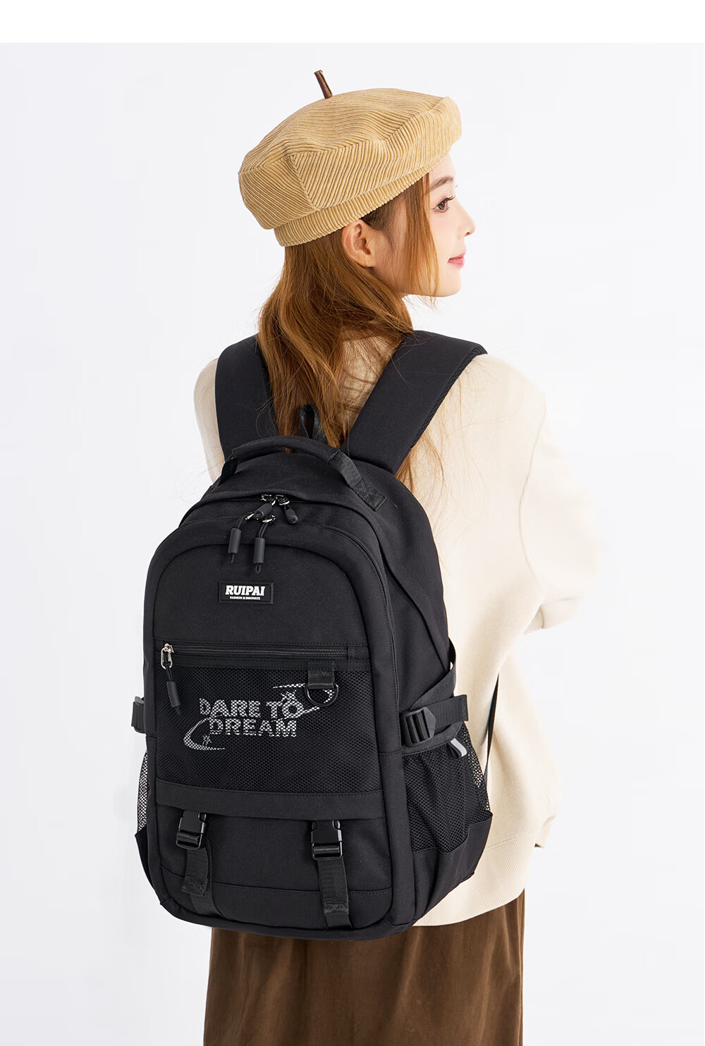 RUiPAi Middle School Backpack for Boys, Lightweight Spine-Protecting Breathable High School And College Lightweight Backpack for Girls 11