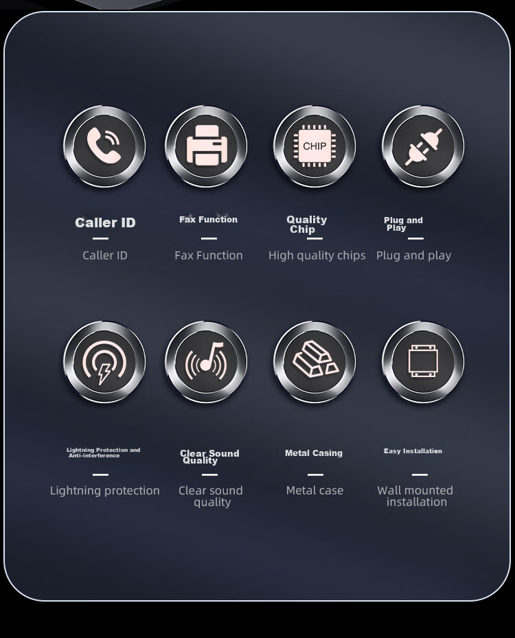 EB-LINK Telephone Optical Terminal, 1-Line Telephone + 1-Line Network PCM Voice Optical Terminal, Audio Intercom Transceiver, Telephone Fiber Optic Converter, Large Square Port SC Interface 2