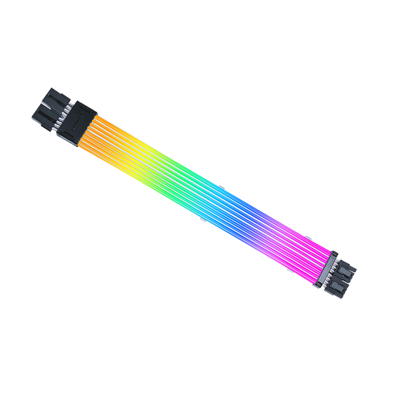 LIANLI Strimer Yicai Nici Xian Fourth Generation Wireless Version, Graphics Card Extension Cable 8pin*2, Power Supply Extension Cable, RGB Cable