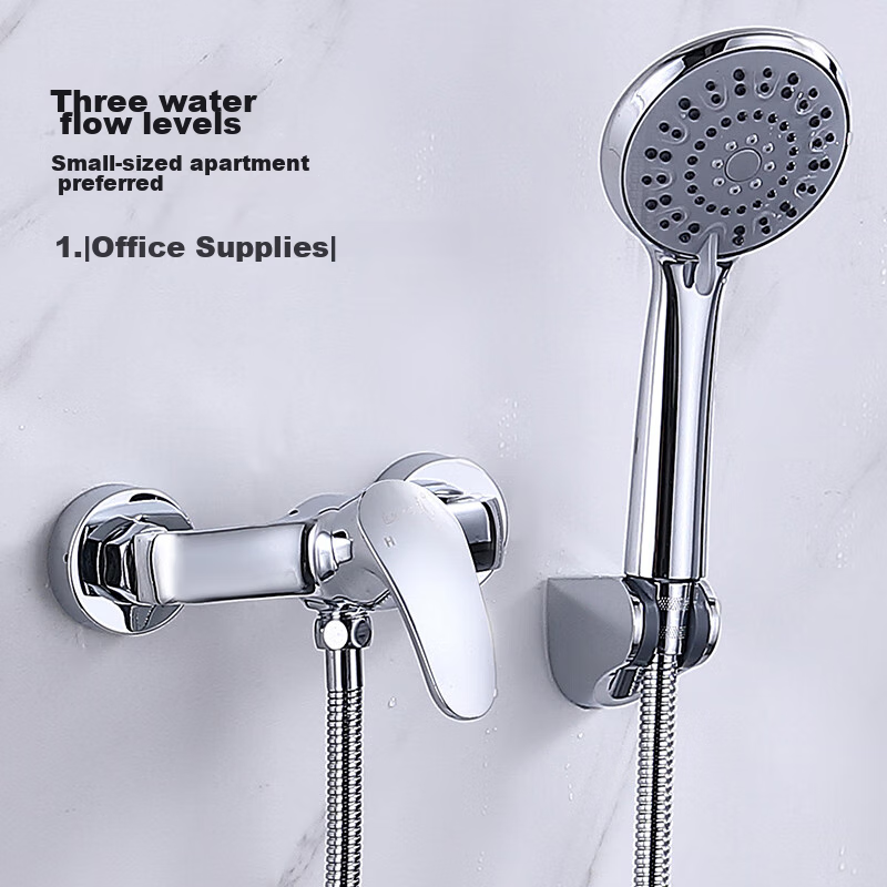 Larsd Shower Mixing Valve Set, Shower Faucet And Showerhead Set, Copper Body Bathroom Cold And Hot Mixing Valve LD72031