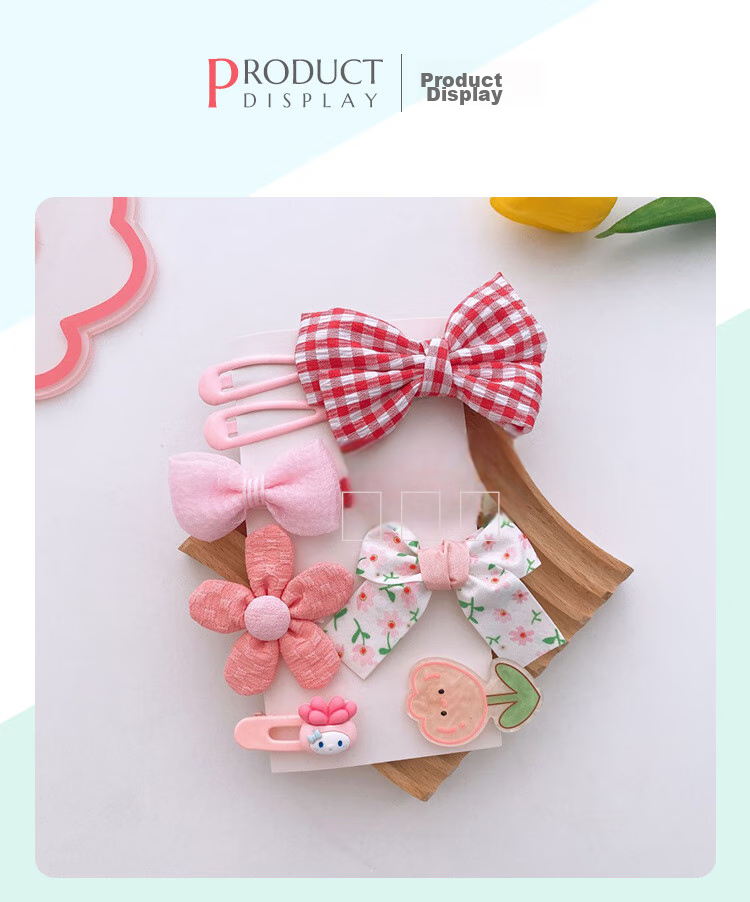 CHIMERA 9-Piece Children's Butterfly Hair Clips, Princess Baby Side Clips, Flower Hair Accessories, Girls' Mid-Autumn Festival Gift 11