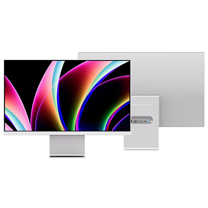 RICH VISION 23.8-Inch 2K Monitor IPS 100HZ Hardware Low Blue Light Type-C Office Design High-Definition LCD Computer Screen RV100miniQ