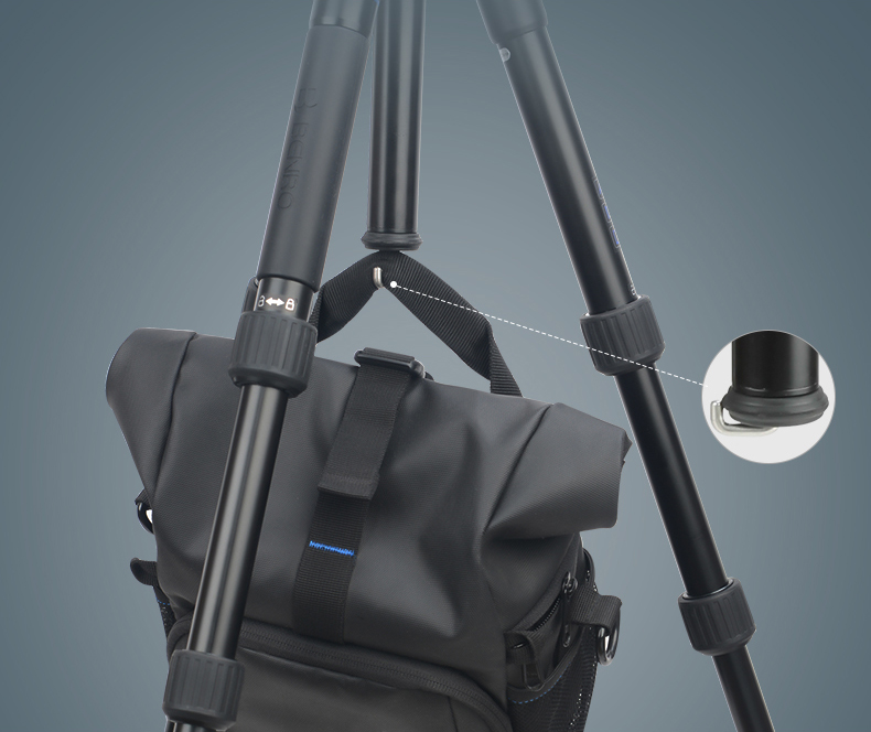 Benro Tripod IF28C+ DSLR Tripod Head Canon Nikon Camera Super Strong Carbon Fiber Foldable Convertible Monopod 14