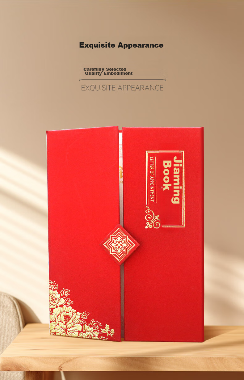 Befon A4 Appointment Letter, Appointment Book Cover, Appointment Certificate, Commission Document, Student Appointment Letter, Award Certificate Holder, Protective Cover with 2 Inner Pages, 1389 3