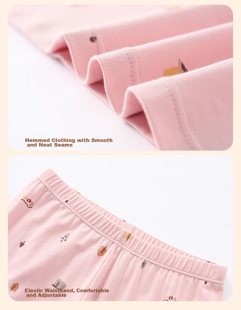 Fenteng Women's Autumn And Winter Thermal Underwear Set, Slim-Fit Base Layer for Middle And High School Students, Warm Inner Wear, New Style 10