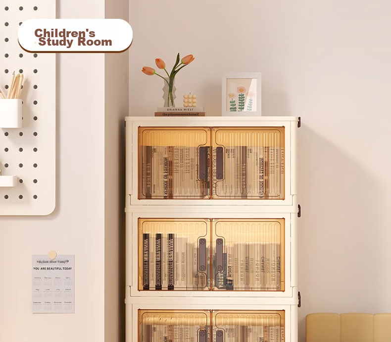 Shunyou Storage Cabinet, Wheeled Organizer Box, Foldable Wardrobe, Kitchen Storage Unit SY-608 23