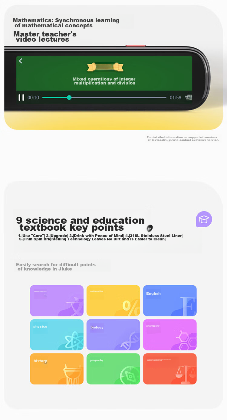 IFLYTEK AI Dictionary Pen P30 Pro English Reading Pen Learning Device, English Translation Tool, Suitable for All Ages from Preschool to High School 18