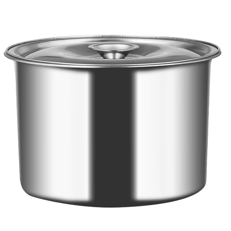 BJ Seasoning Container, Stainless Steel Condiment Bowl, Commercial Use with Lid, Oil Basin, Lard Container, Chili Oil Jar, Oil Tank