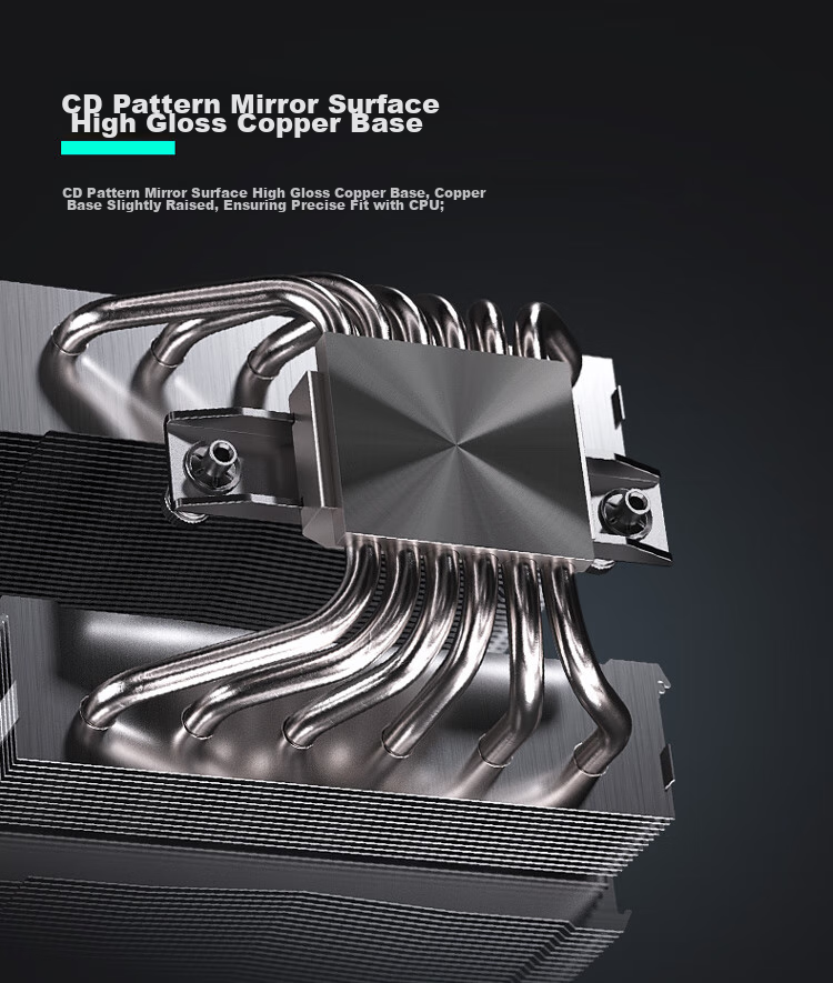 PHANTEKS Polar T6 White Anti-Gravity Dual Tower Air Cooler CPU Heatsink (PWM Dual ARGB Fans, Includes High-Nano Thermal Paste, Heat Spreader, And Noise Reduction Device) 11