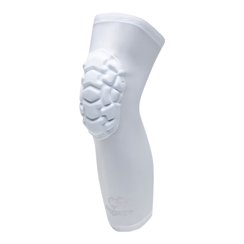 RIGORER Children's Sports Knee Pads Breathable for Soccer Basketball Boys Elbow Pads Professional Knee Protection Anti-Fall Gear White