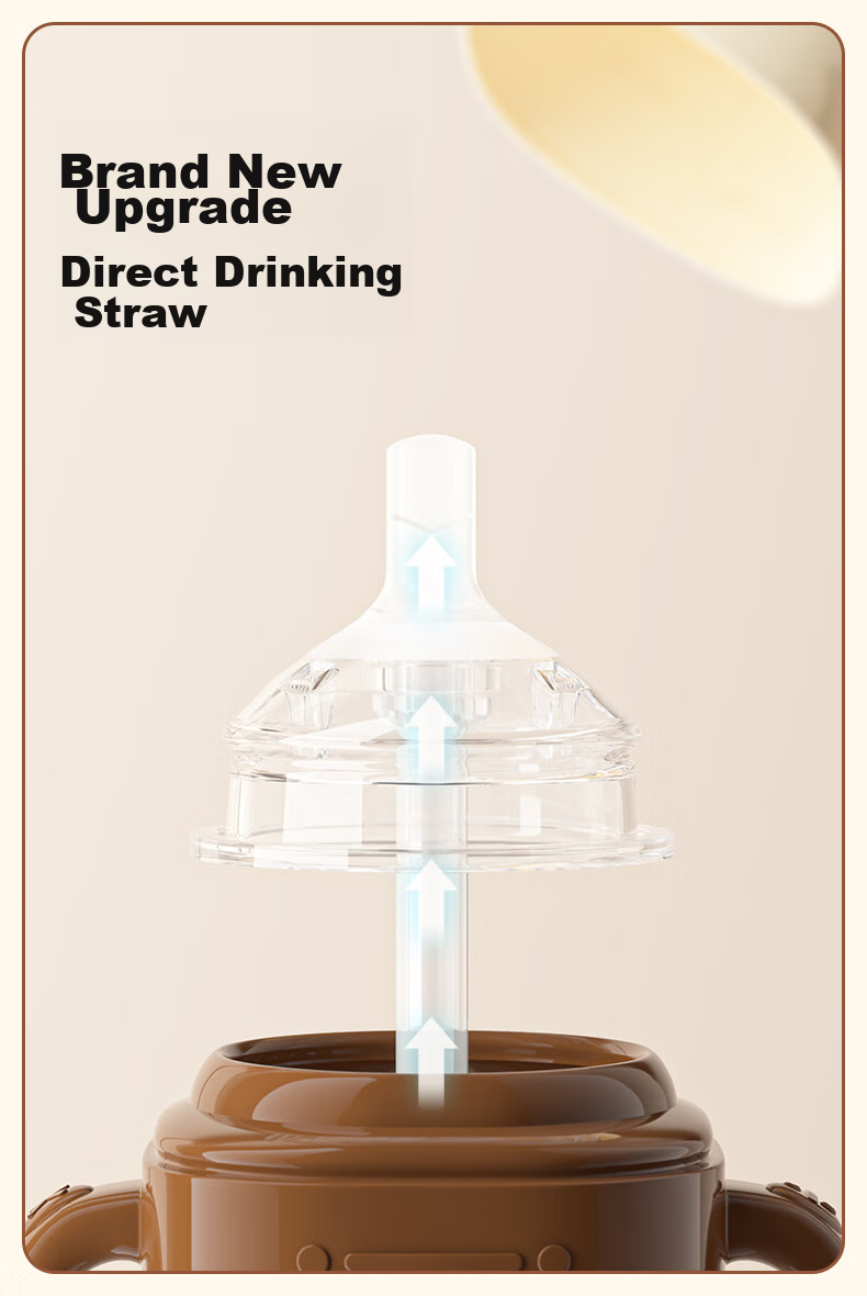 Beleca Newborn Baby Straw Cup, PPSU Material, for Ages 1 And Above, Large Capacity 320ml 10