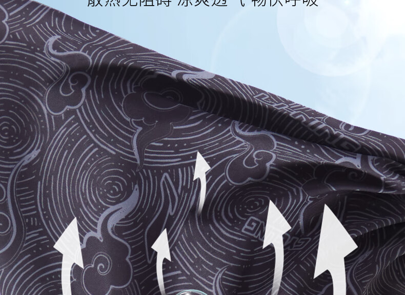 Li-Ning Cycling Sun Protection Face Mask Neck Gaiter for Men, Magic Headband Face Cover Ice Silk Neck Warmer Thin Outdoor Mosquito Repellent 14