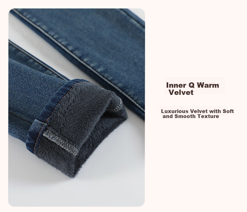 LangSha High-Waisted Jeans with Double Buttons for Women, Spring And Autumn Fashion, Leather Label, Skinny Pants, High Elasticity, Slimming, Fitted Pencil Pants for Wome 19