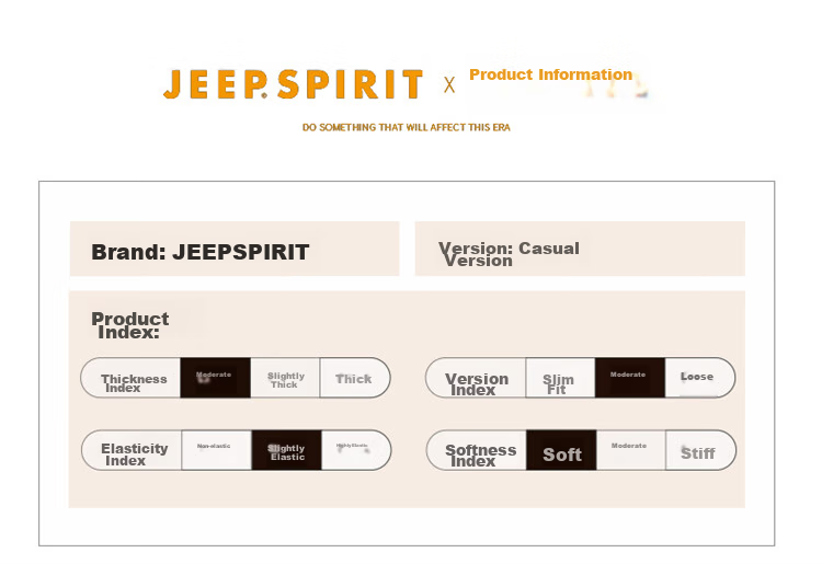 JEEP SPIRIT Men's Sweatshirt, Autumn And Winter Long-Sleeve T-Shirt, Casual Loose-Fitting Top, Trendy Base Layer 10