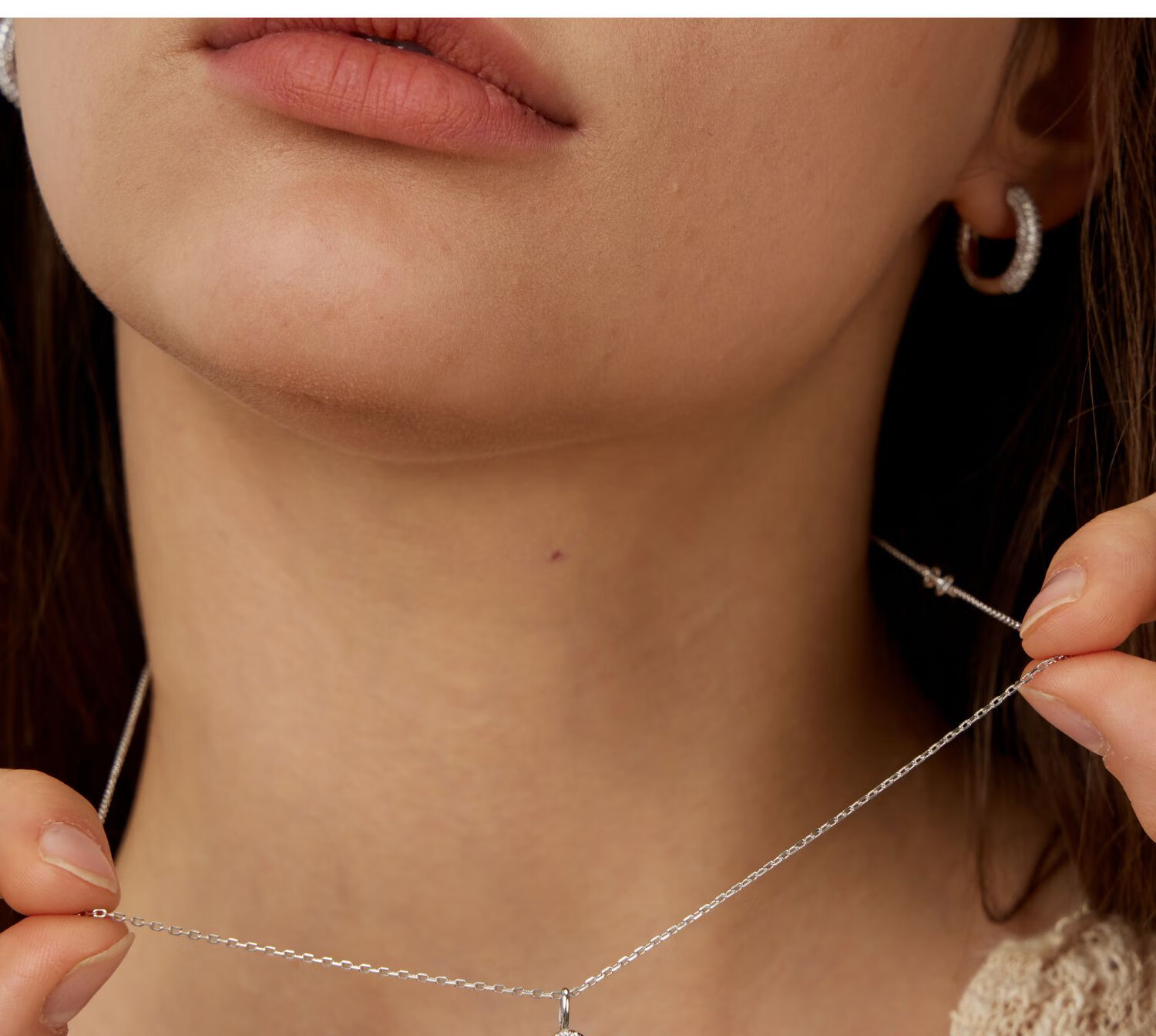Arsis Art Letter Necklace for Women, Silver Necklace with Original Design, Fashionable And Versatile, Birthday Gift for Girlfriend 23