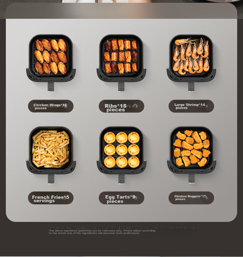 SUPOR Air Fryer, Steamer And Roaster All-In 6L Multi-Functional Automatic All-In Machine for Home Use with Visible Touch Control, Air Circulation, No-Flip Design, Large Capacity Steam Tender Frying KD60D830A 19
