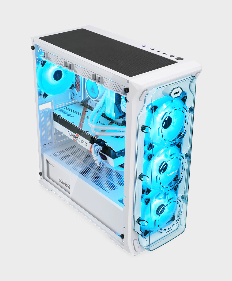 Segotep Anime Cabin 1 White Desktop Mini Case (Front Dedicated Figurine Position/MATX Motherboard Position/Synchronized Lighting Effects/360mm Water Cooling Position/Anime Desktop Computer Case) 18